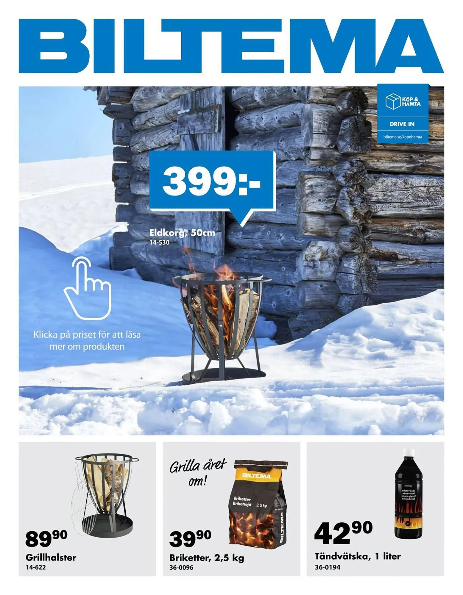 Biltema reklamblad från 24 januari till 18 februari 2024 - Reklamblad sidor 