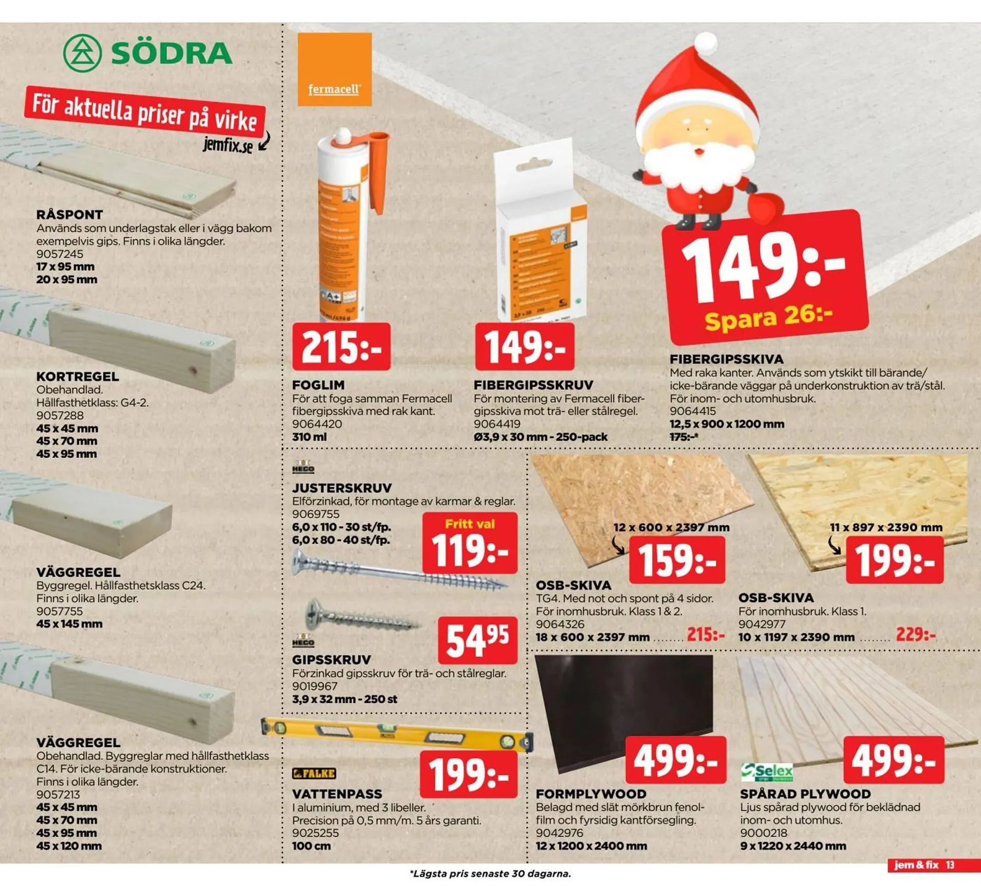 Jem&Fix reklamblad från 8 december till 22 december 2025 - Reklamblad sidor 13