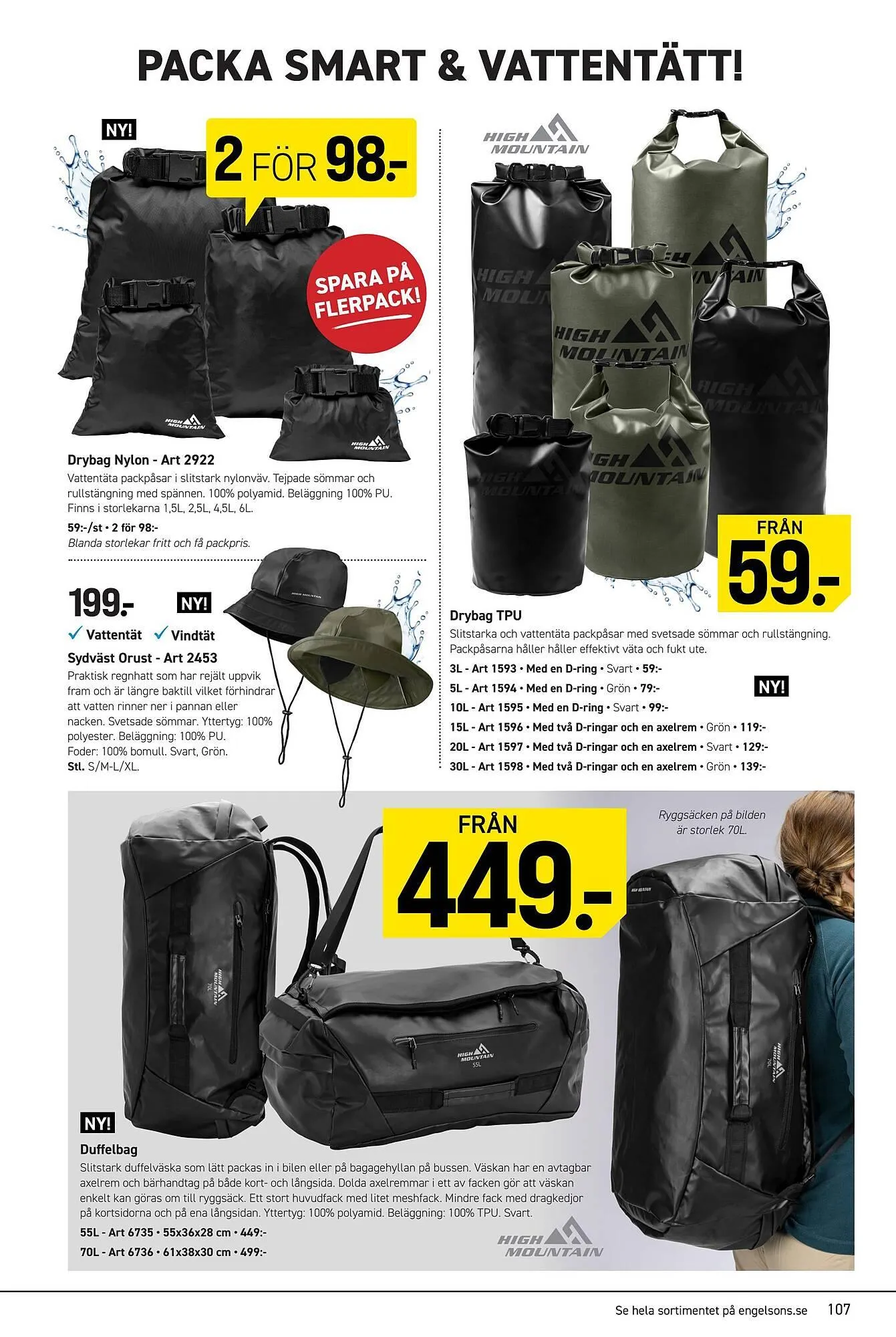 Engelsons reklamblad från 17 mars till 24 mars 2025 - Reklamblad sidor 107