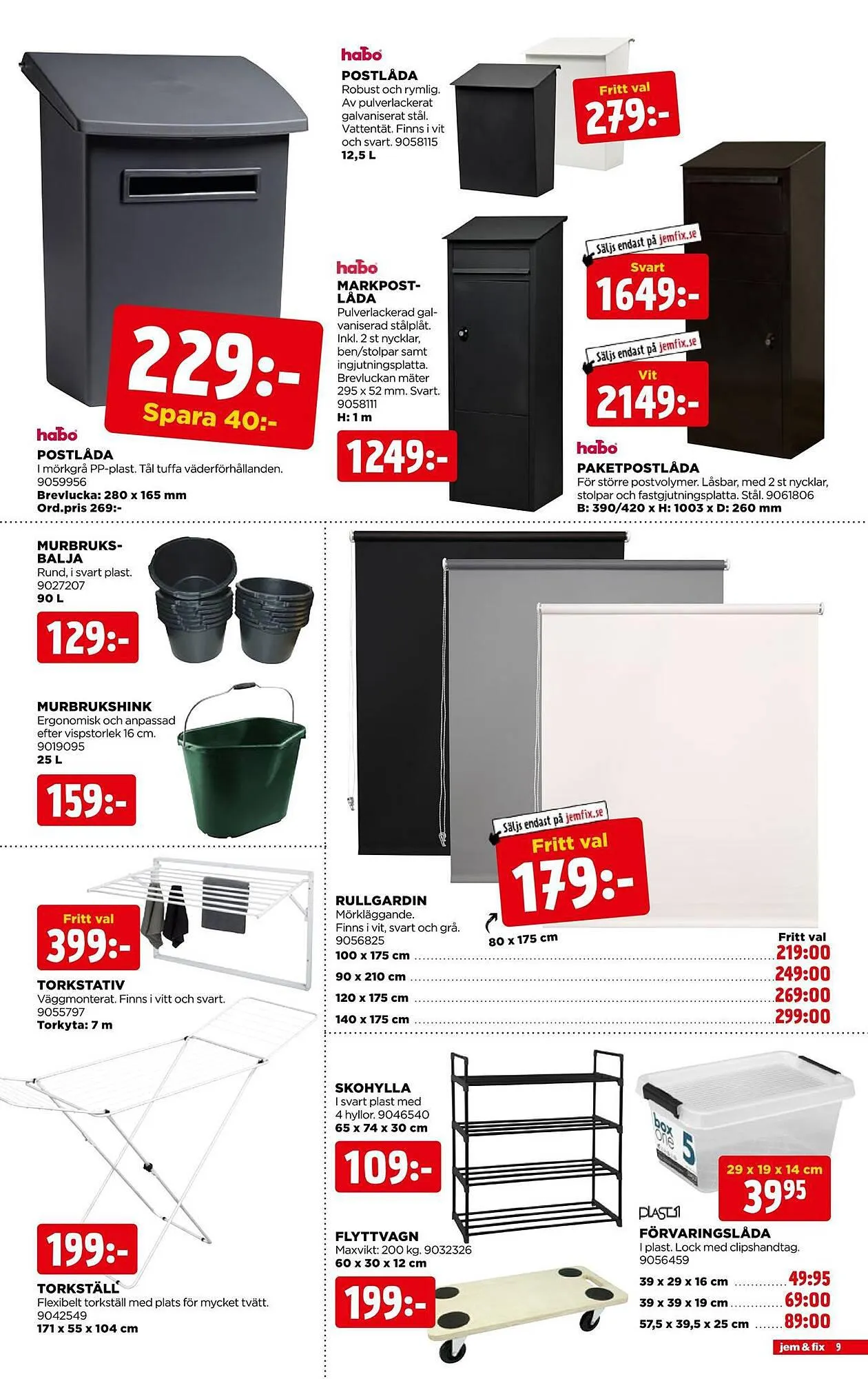 Jem&Fix reklamblad från 10 september till 24 september 2023 - Reklamblad sidor 9