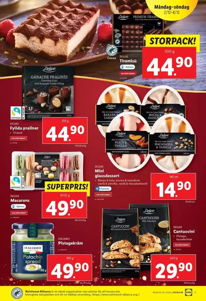 ERBJUDANDEN VECKA 49 från 2 december till 8 december 2024 - Reklamblad sidor 11