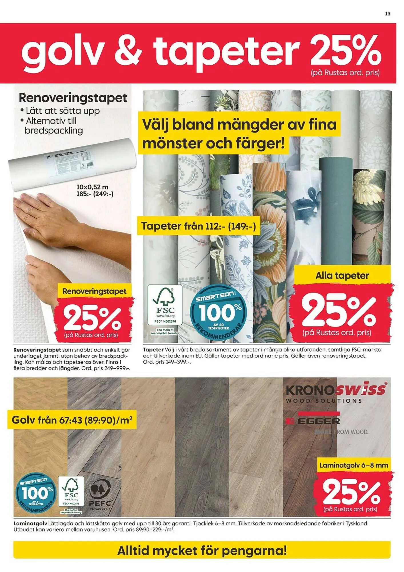 Rusta reklamblad från 2 oktober till 8 oktober 2023 - Reklamblad sidor 13