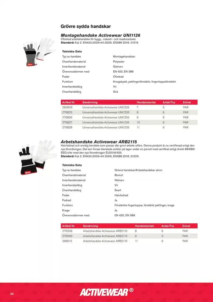 Activewear från 30 oktober till 13 november 2024 - Reklamblad sidor 36