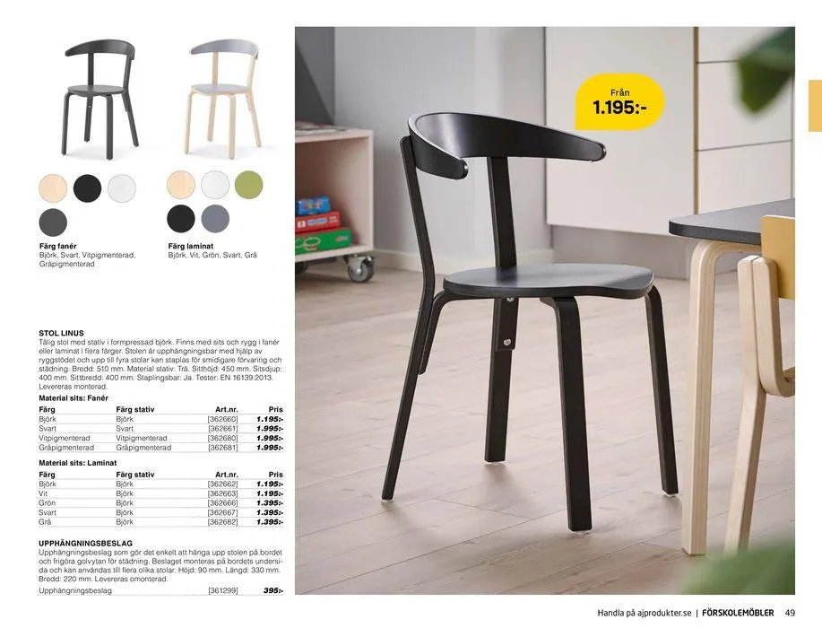 AJ Produkter! från 28 maj till 31 december 2024 - Reklamblad sidor 49