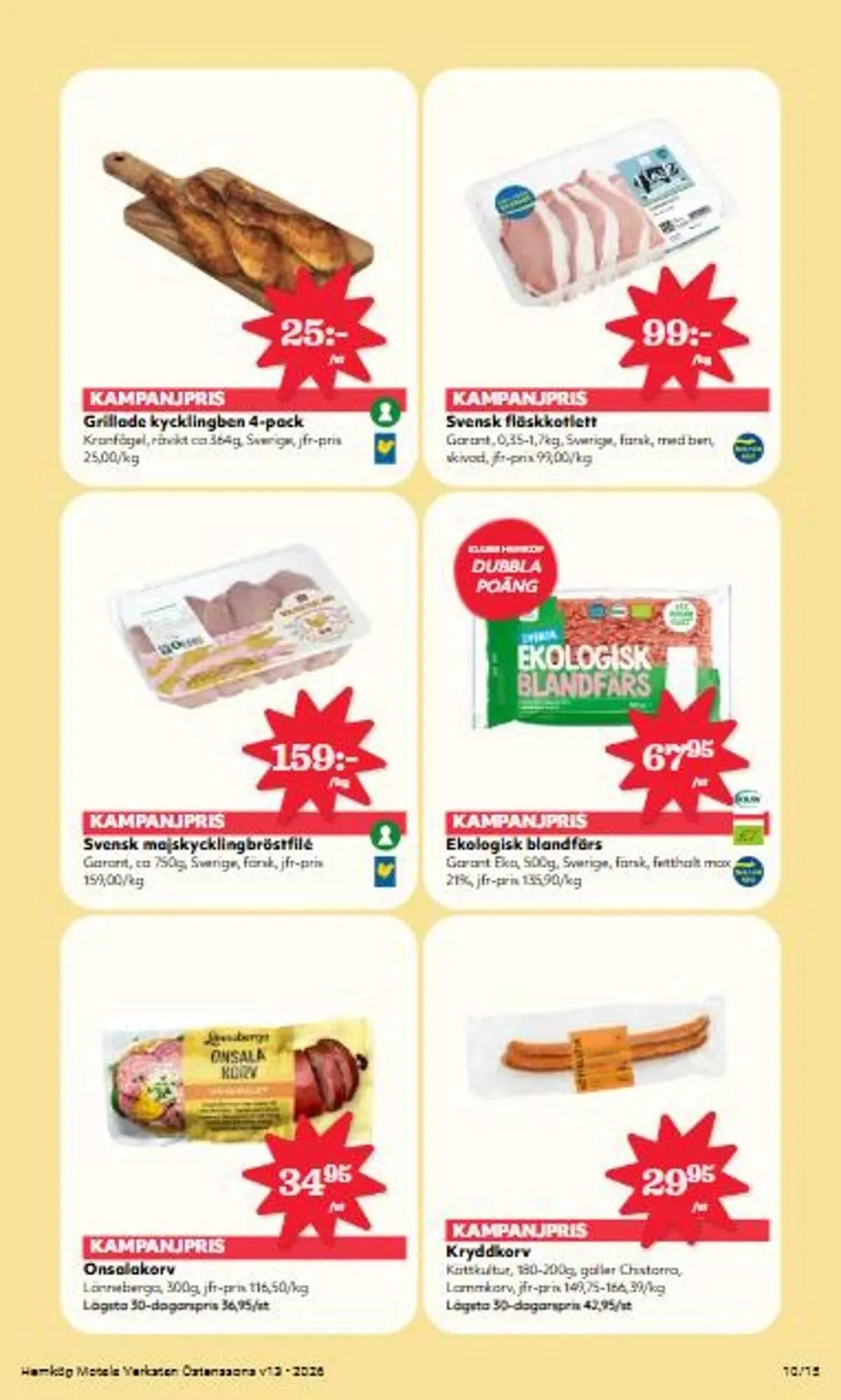 Hemköp reklamblad från 23 mars till 29 mars 2026 - Reklamblad sidor 10