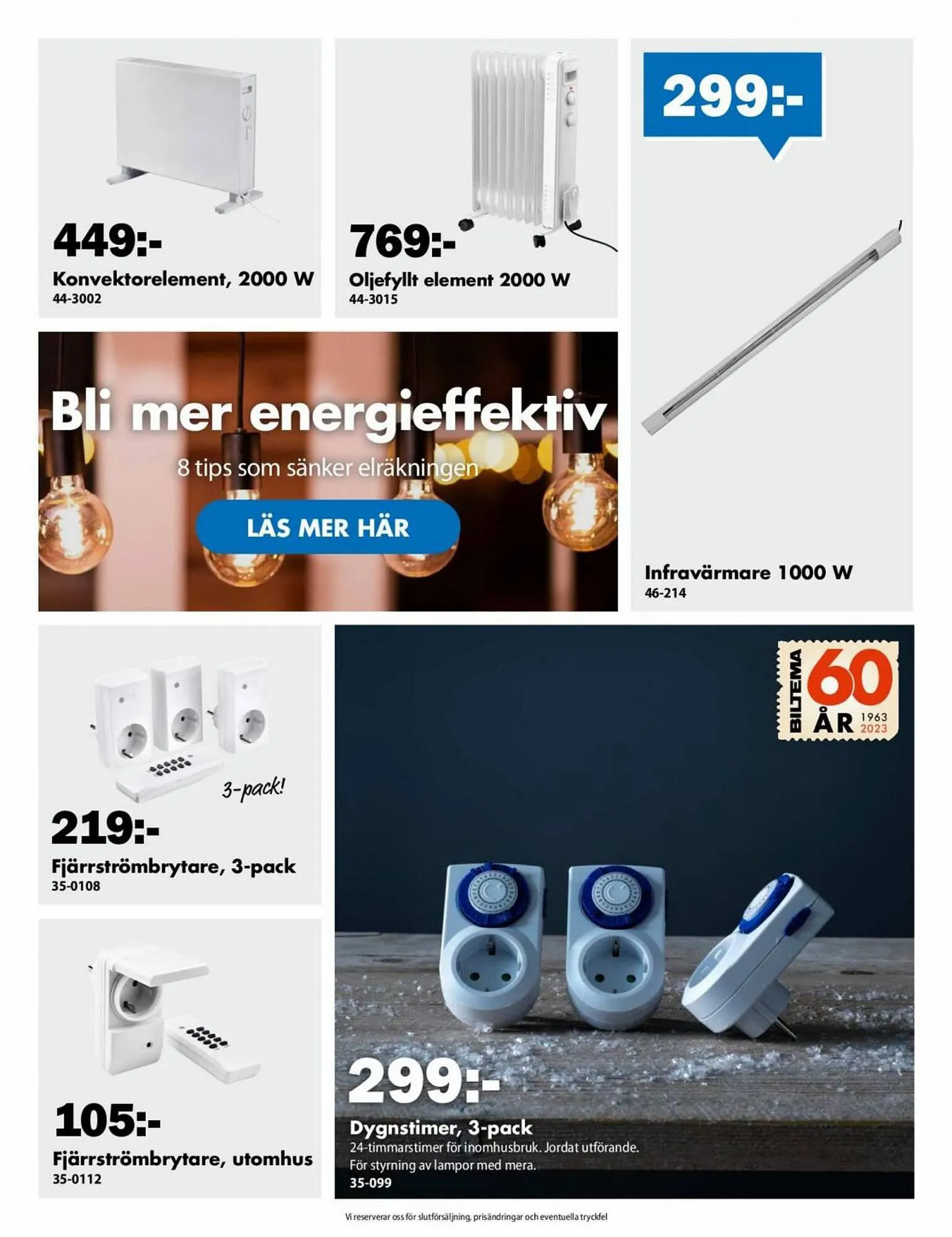 Biltema reklamblad från 25 september till 9 oktober 2023 - Reklamblad sidor 4
