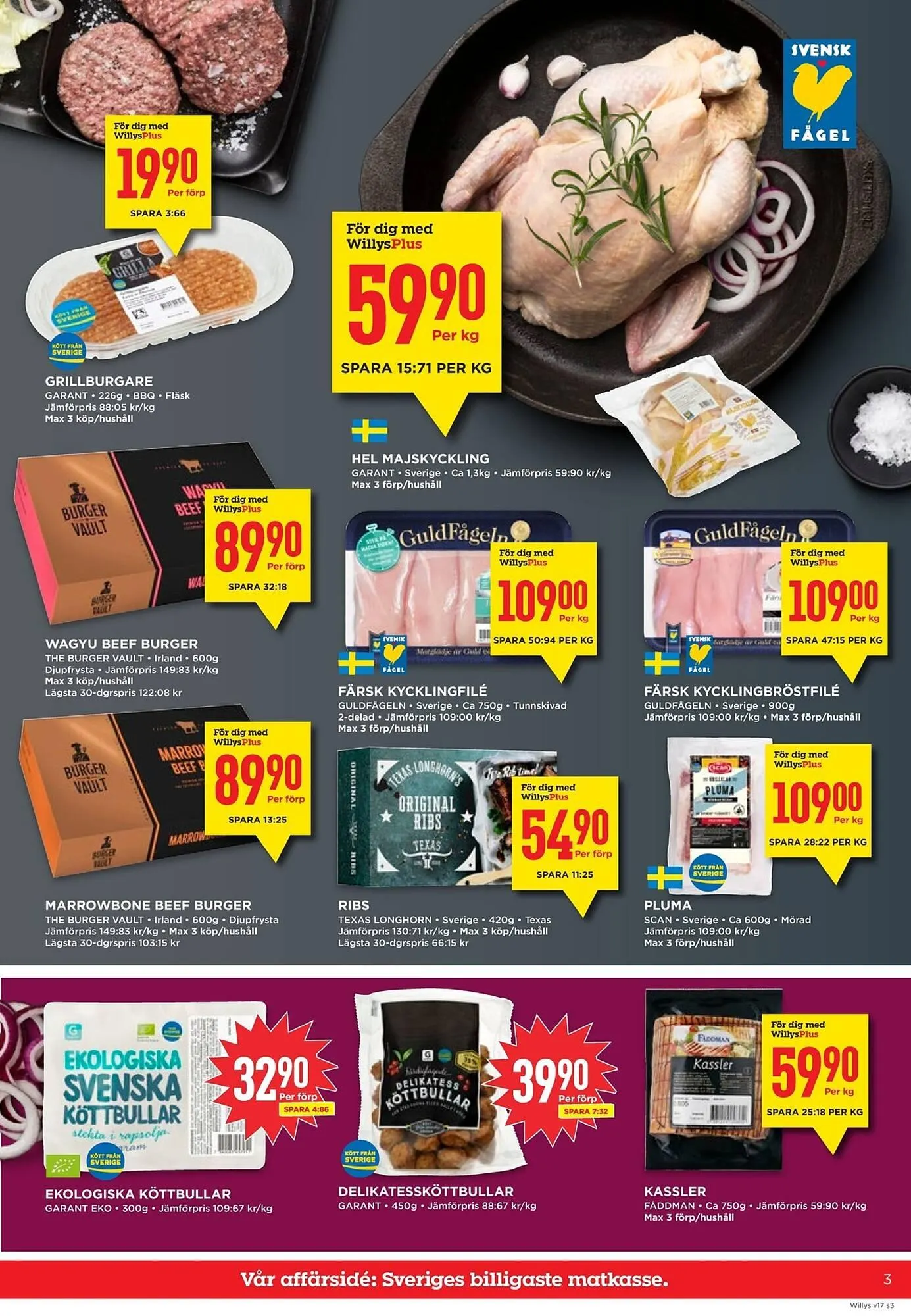 Willys reklamblad från 20 april till 26 april 2026 - Reklamblad sidor 3