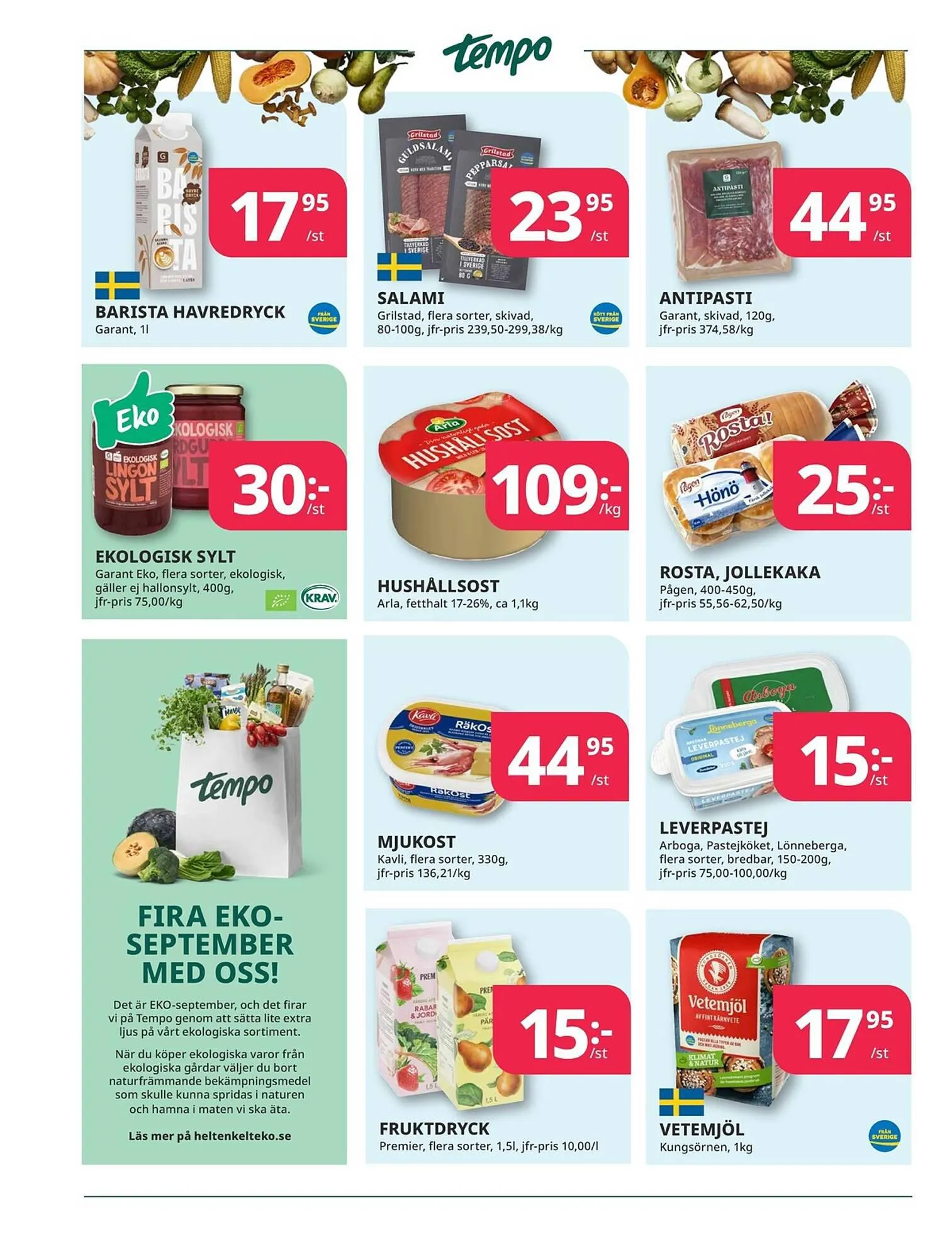 Tempo reklamblad från 25 september till 1 oktober 2023 - Reklamblad sidor 2