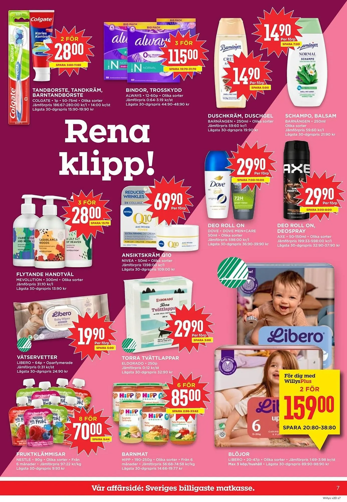 Willys reklamblad från 11 maj till 17 maj 2026 - Reklamblad sidor 7