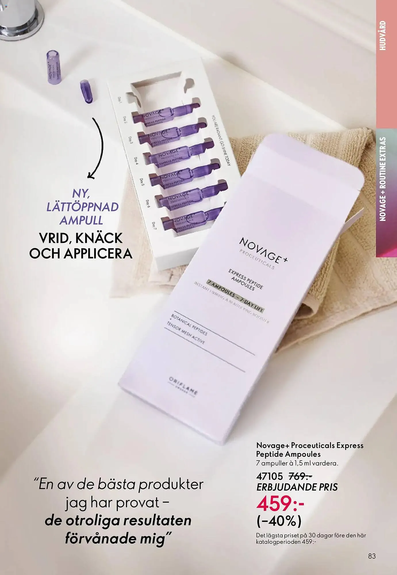 Oriflame reklamblad från 22 april till 12 maj 2026 - Reklamblad sidor 83
