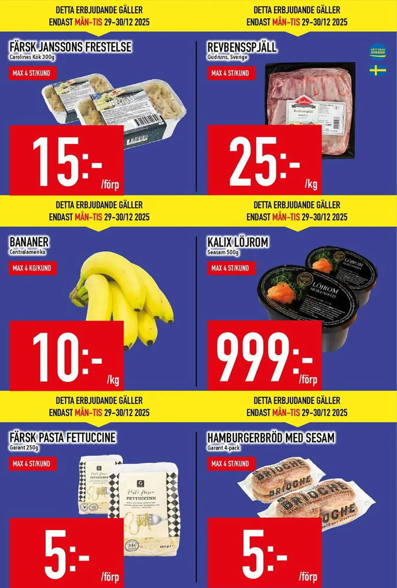 Matdax reklamblad från 29 december till 4 januari 2026 - Reklamblad sidor 4