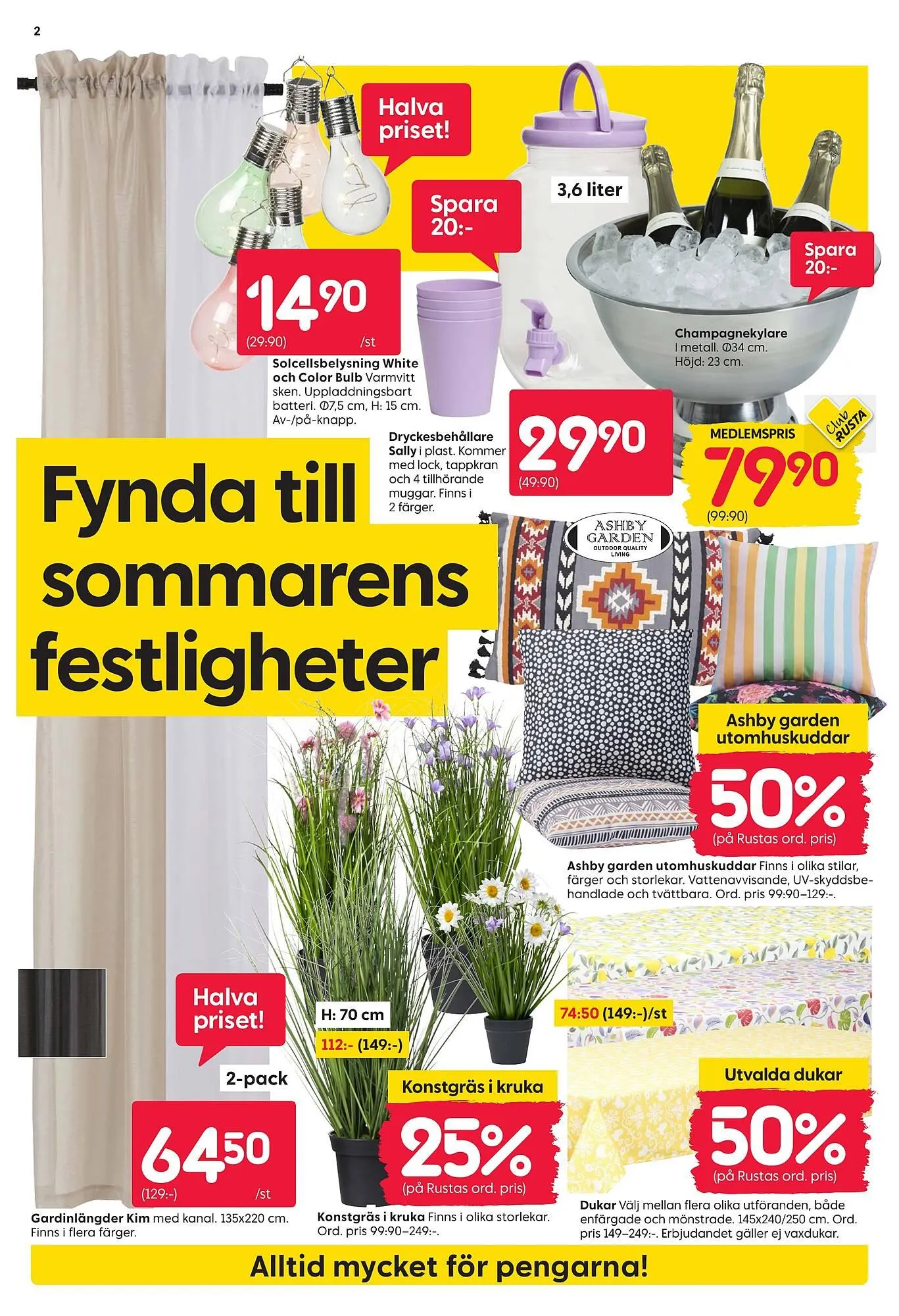 Rusta reklamblad från 12 maj till 17 maj 2025 - Reklamblad sidor 2