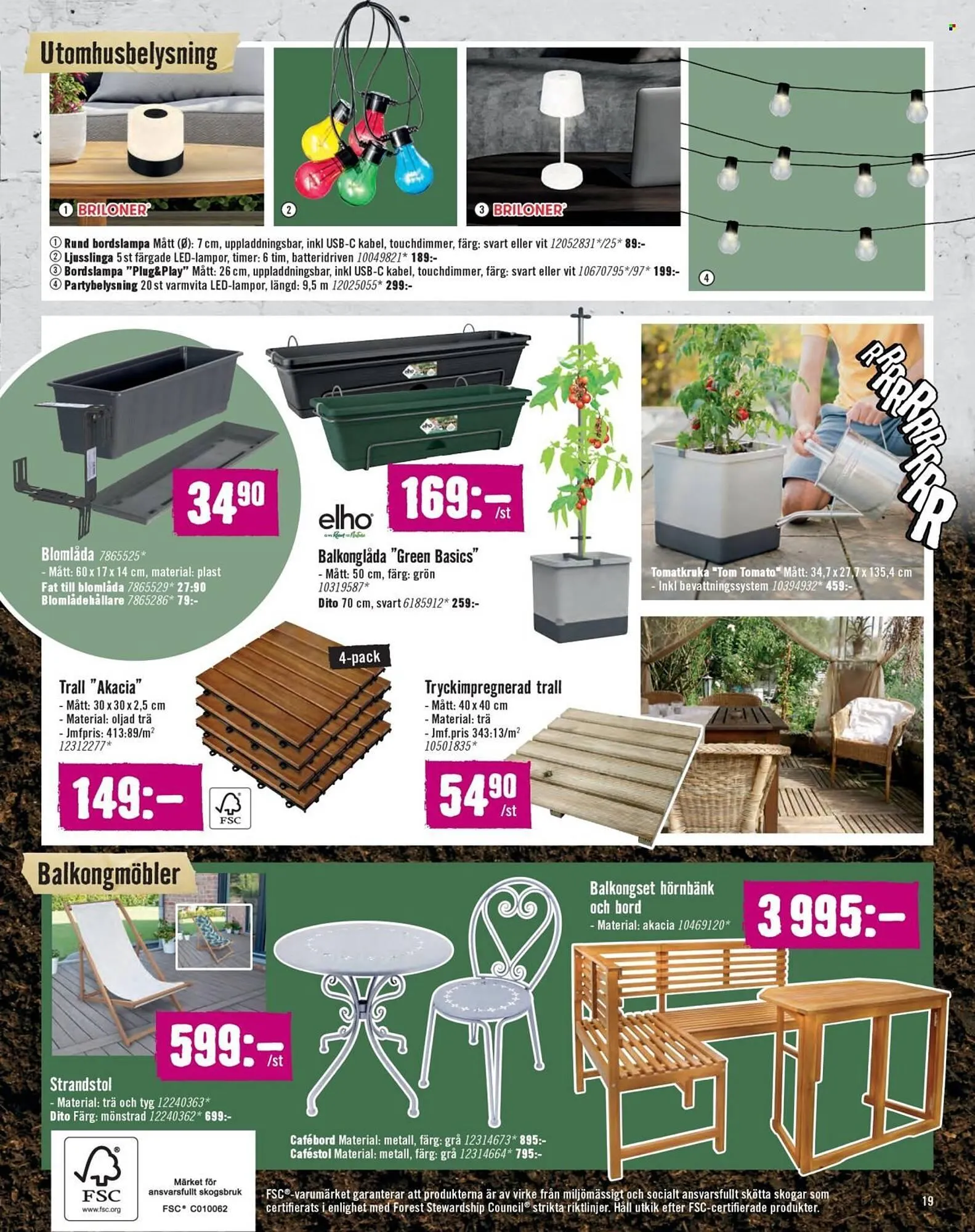Hornbach reklamblad från 13 april till 11 maj 2025 - Reklamblad sidor 19