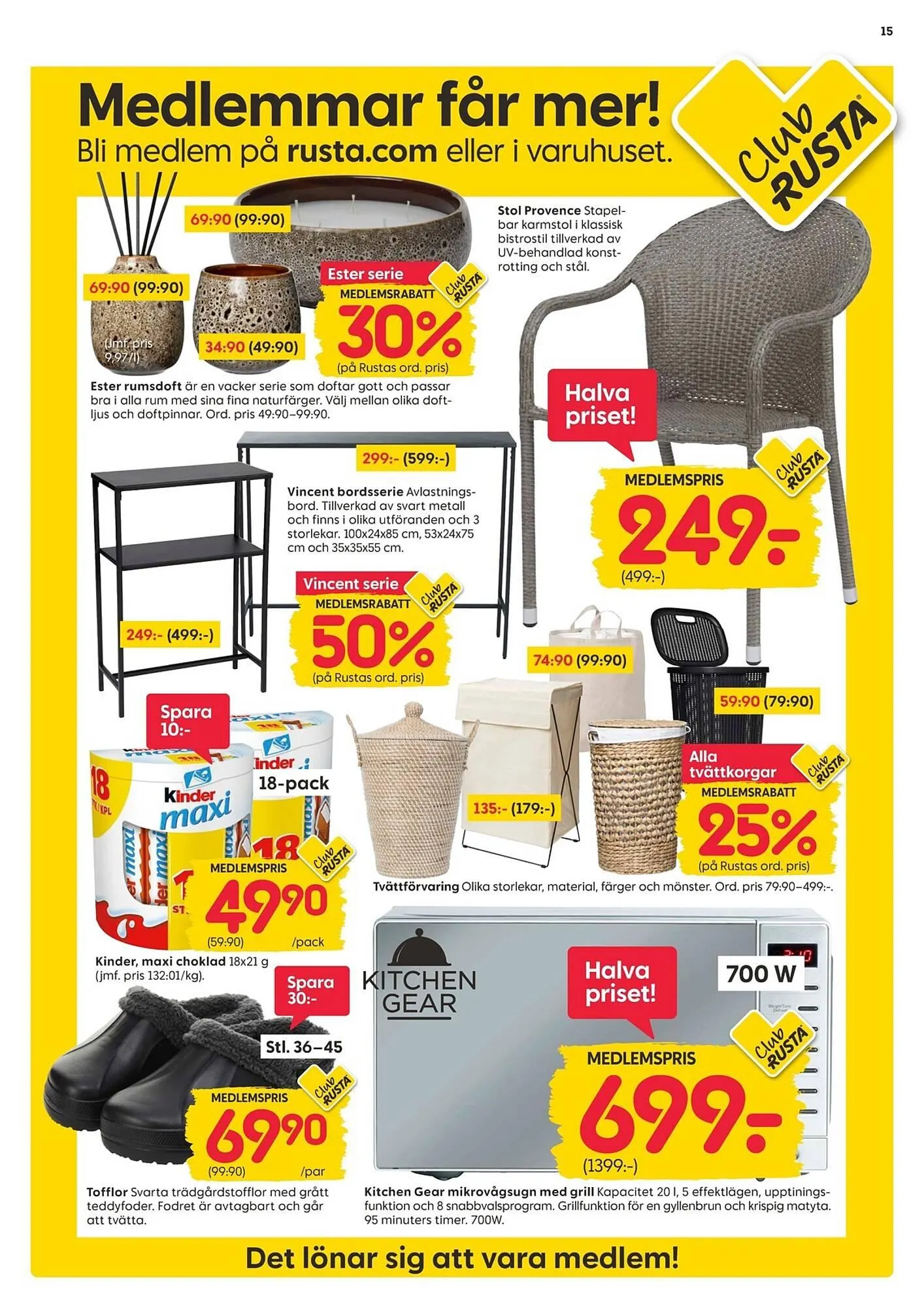 Rusta reklamblad från 10 mars till 16 mars 2025 - Reklamblad sidor 15