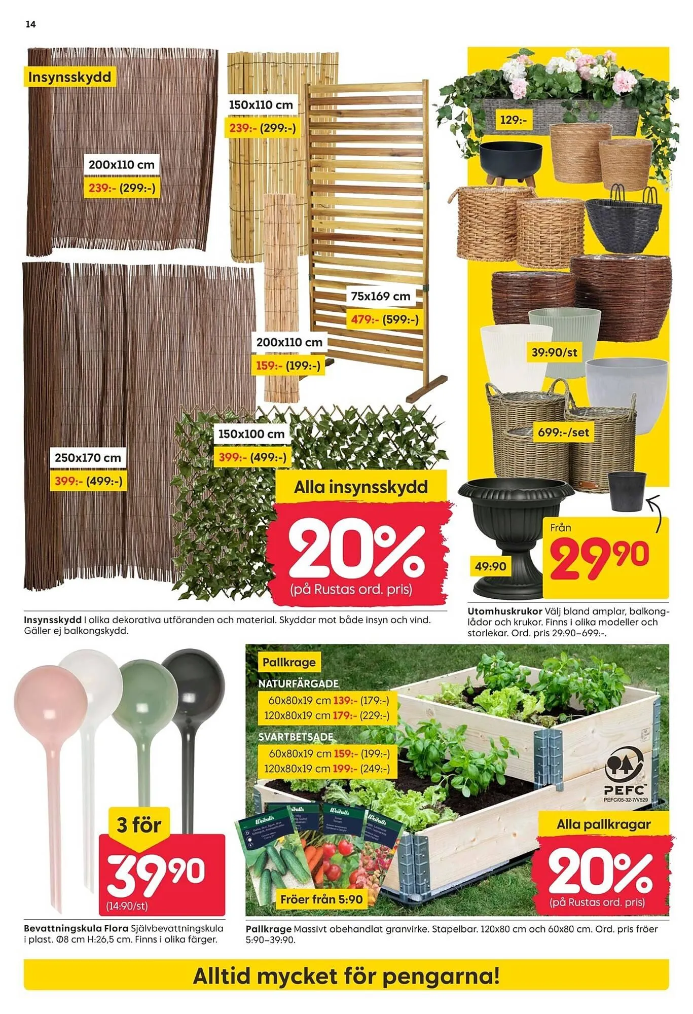 Rusta reklamblad från 14 april till 21 april 2025 - Reklamblad sidor 14