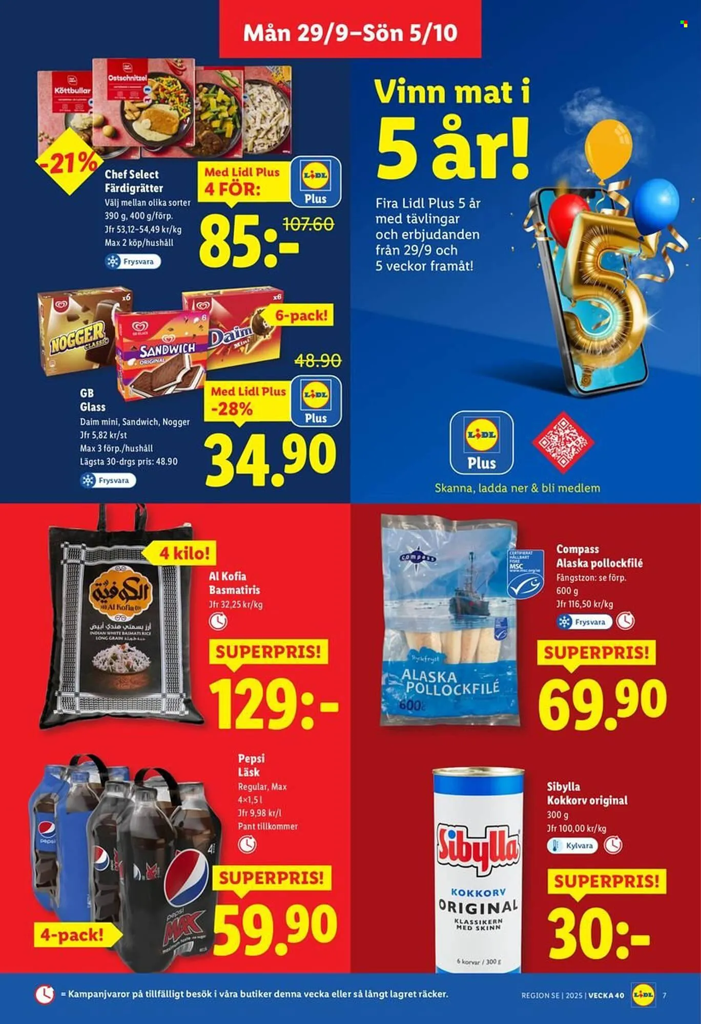 Lidl reklamblad från 29 september till 5 oktober 2025 - Reklamblad sidor 7