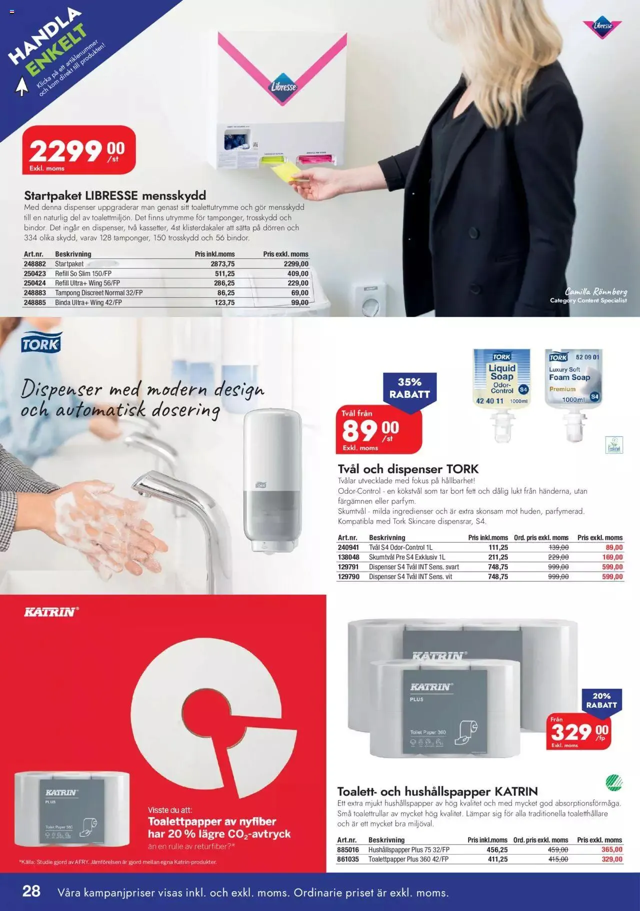 Staples - Lyreco INSPIRATION #1 2023 från 13 mars till 31 december 2023 - Reklamblad sidor 28