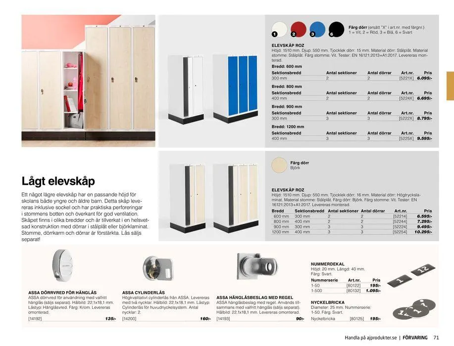 AJ Produkter! från 28 maj till 31 december 2024 - Reklamblad sidor 71