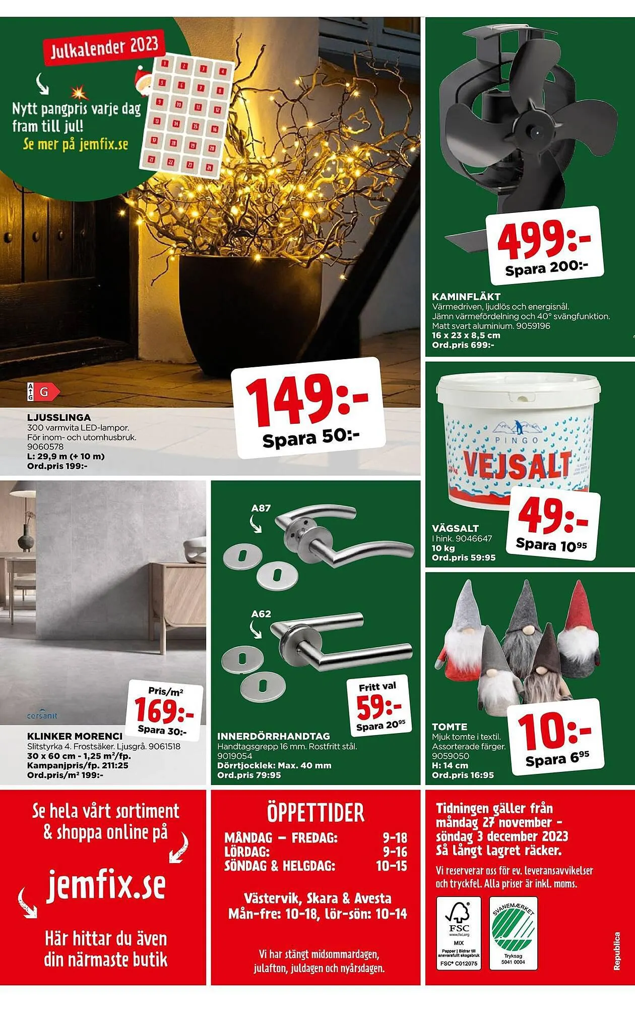 Jem&Fix reklamblad från 26 november till 3 december 2023 - Reklamblad sidor 16