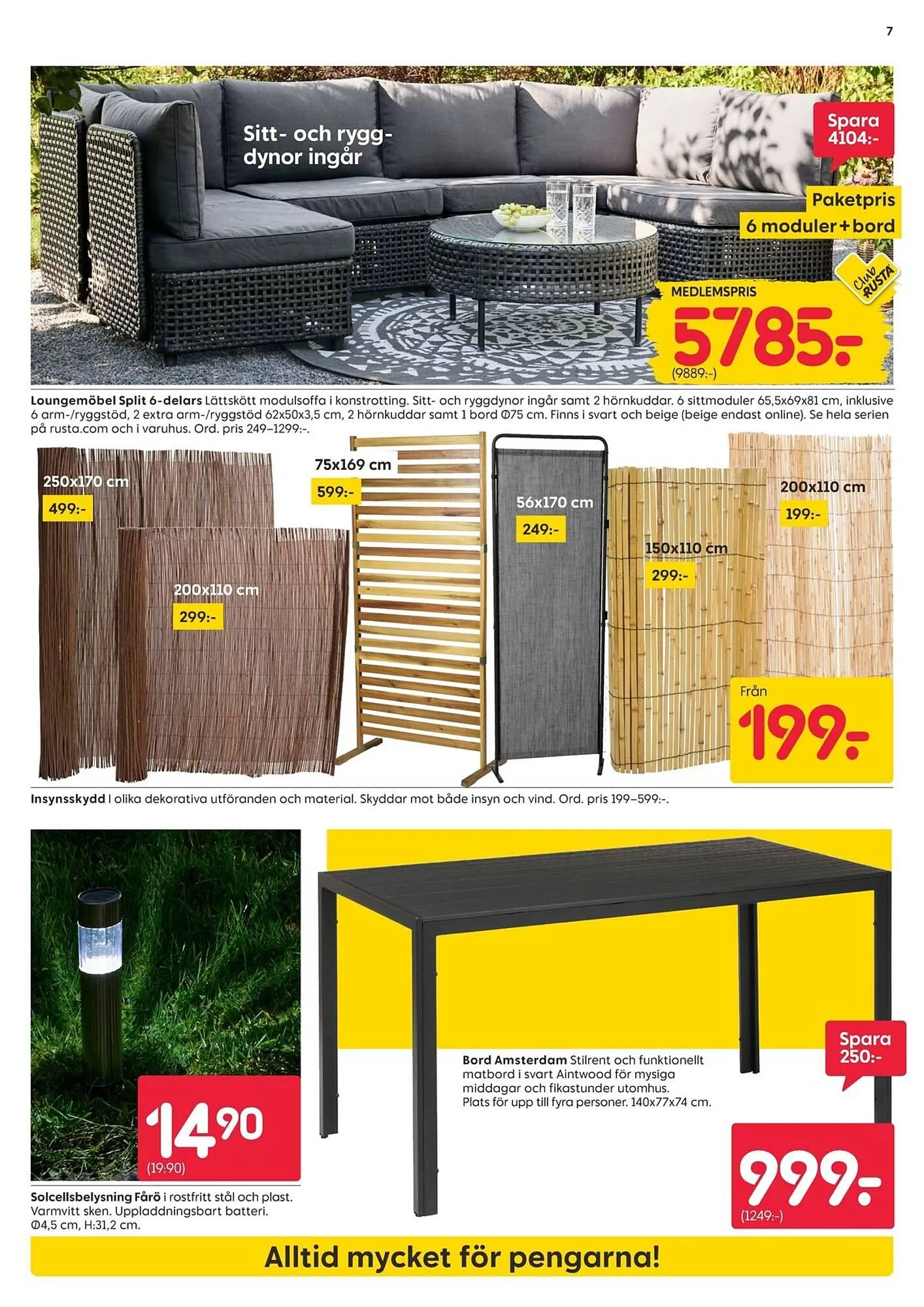 Rusta reklamblad från 11 maj till 17 maj 2026 - Reklamblad sidor 7