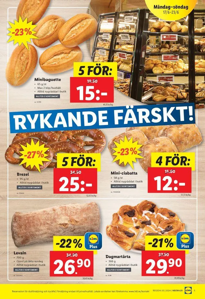 ERBJUDANDEN VECKA 25 från 17 juni till 23 juni 2024 - Reklamblad sidor 5