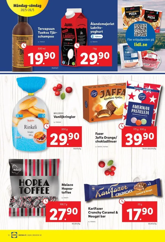 Nationell ERBJUDANDEN VECKA 21 från 20 maj till 26 maj 2024 - Reklamblad sidor 12