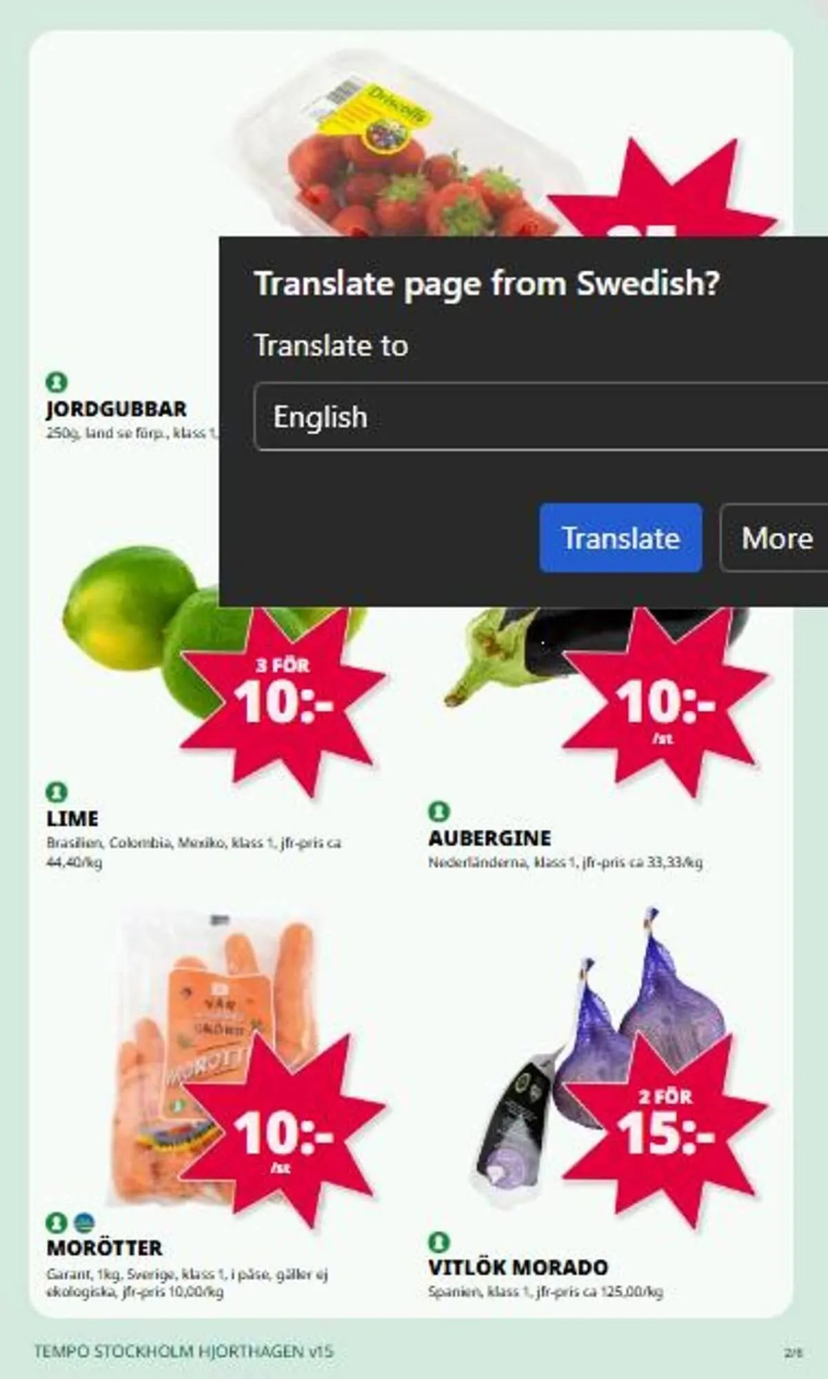 Tempo reklamblad från 6 april till 12 april 2026 - Reklamblad sidor 2