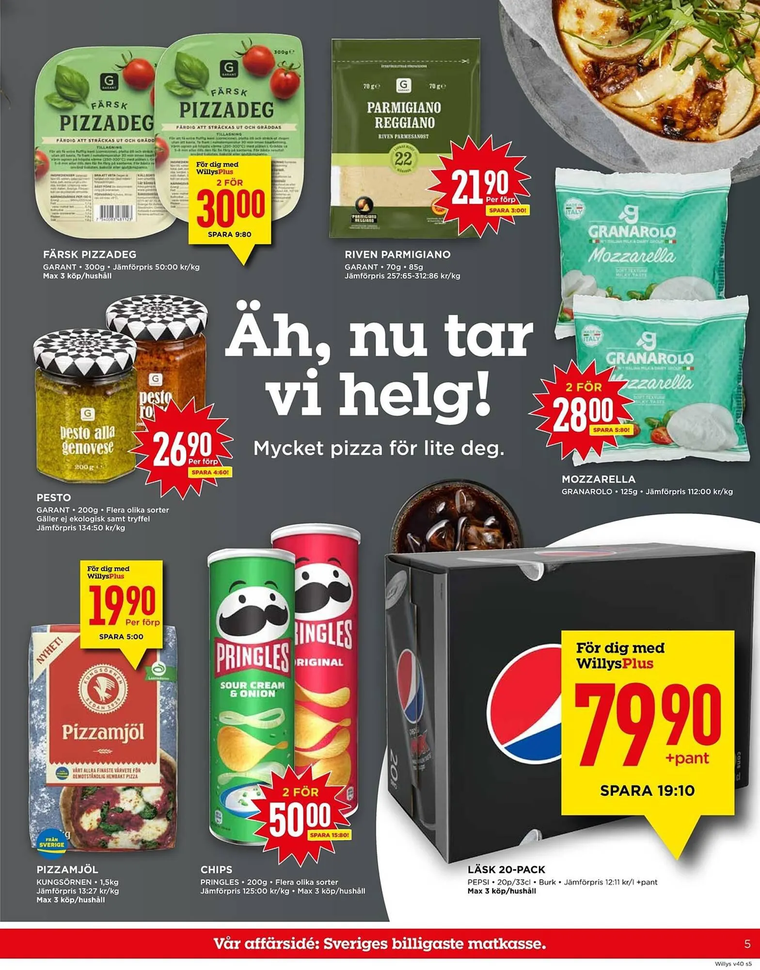 Willys reklamblad från 2 oktober till 8 oktober 2023 - Reklamblad sidor 5