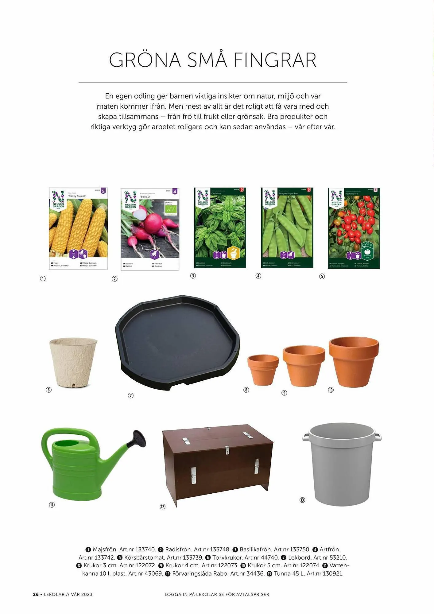 Lekolar reklamblad från 1 oktober till 11 november 2023 - Reklamblad sidor 26