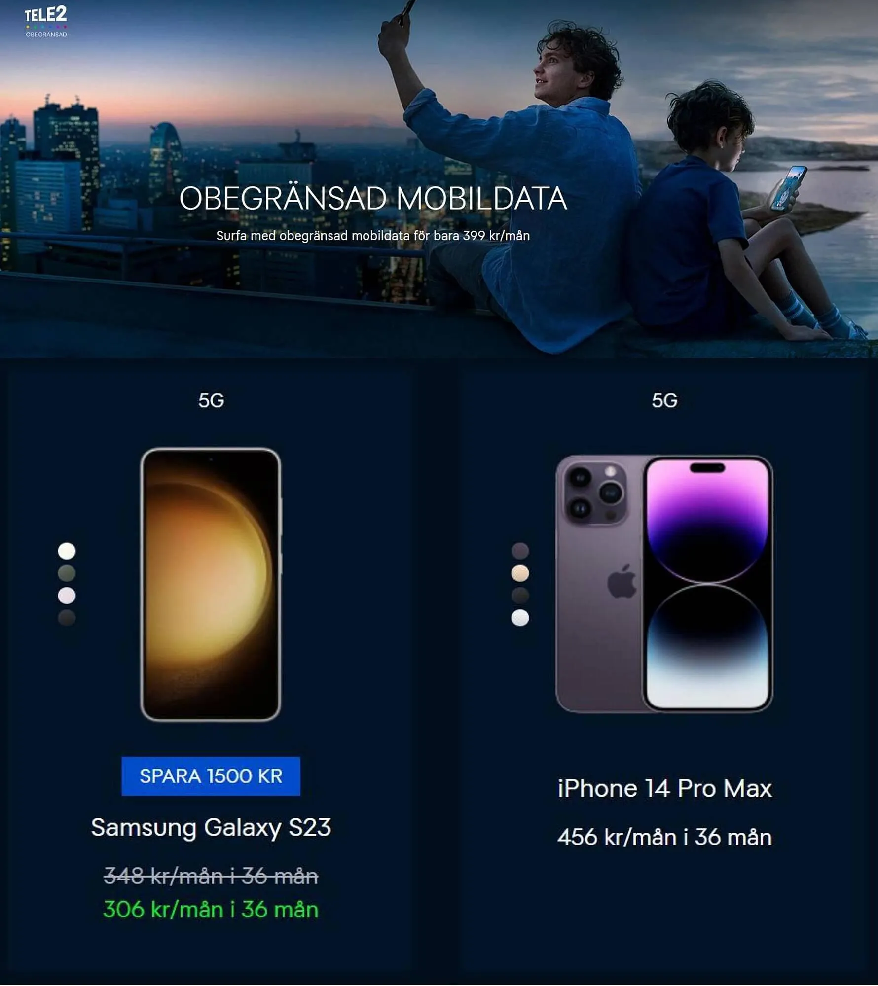 Tele2 reklamblad från 20 juni till 25 juli 2023 - Reklamblad sidor 2