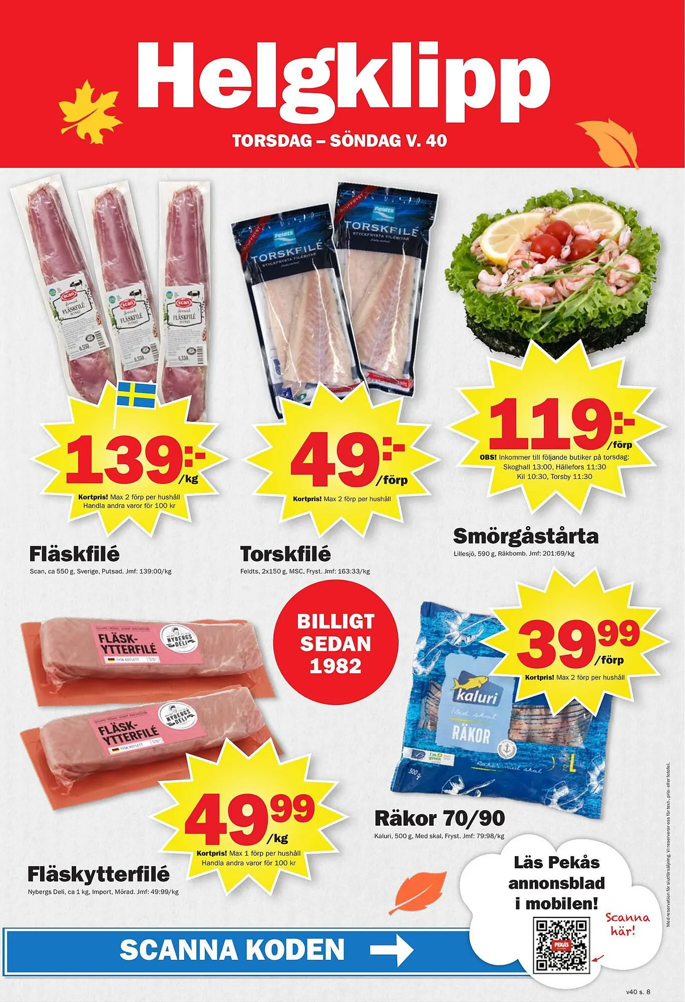 Pekås reklamblad från 2 oktober till 8 oktober 2023 - Reklamblad sidor 8