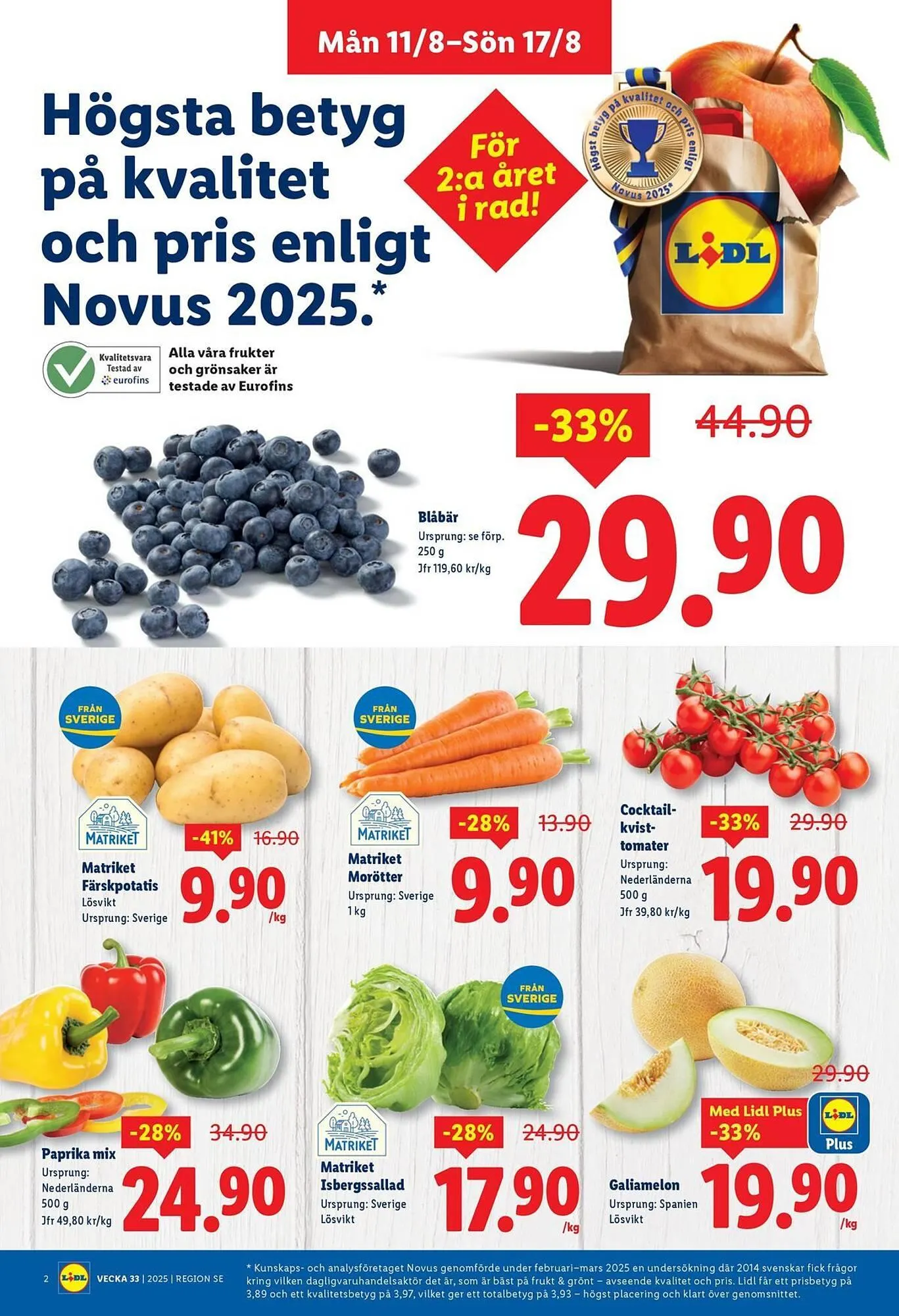 Lidl reklamblad från 11 augusti till 17 augusti 2025 - Reklamblad sidor 2