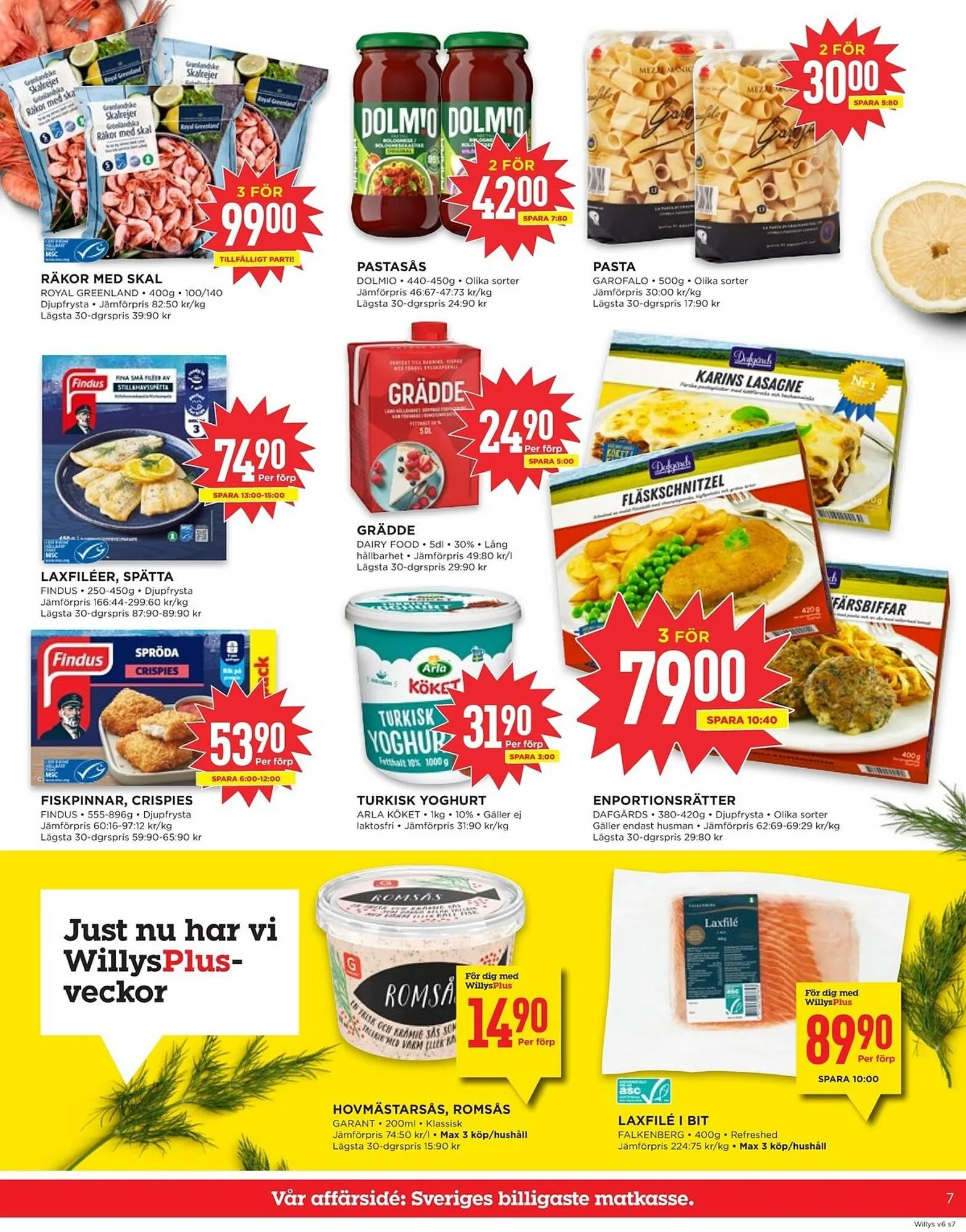 Willys reklamblad från 2 februari till 8 februari 2026 - Reklamblad sidor 7