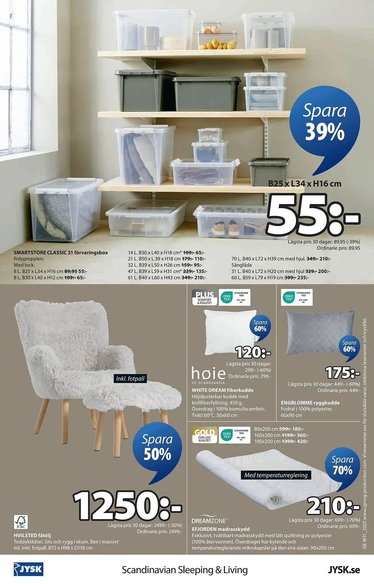 JYSK reklamblad från 28 juli till 10 augusti 2025 - Reklamblad sidor 16