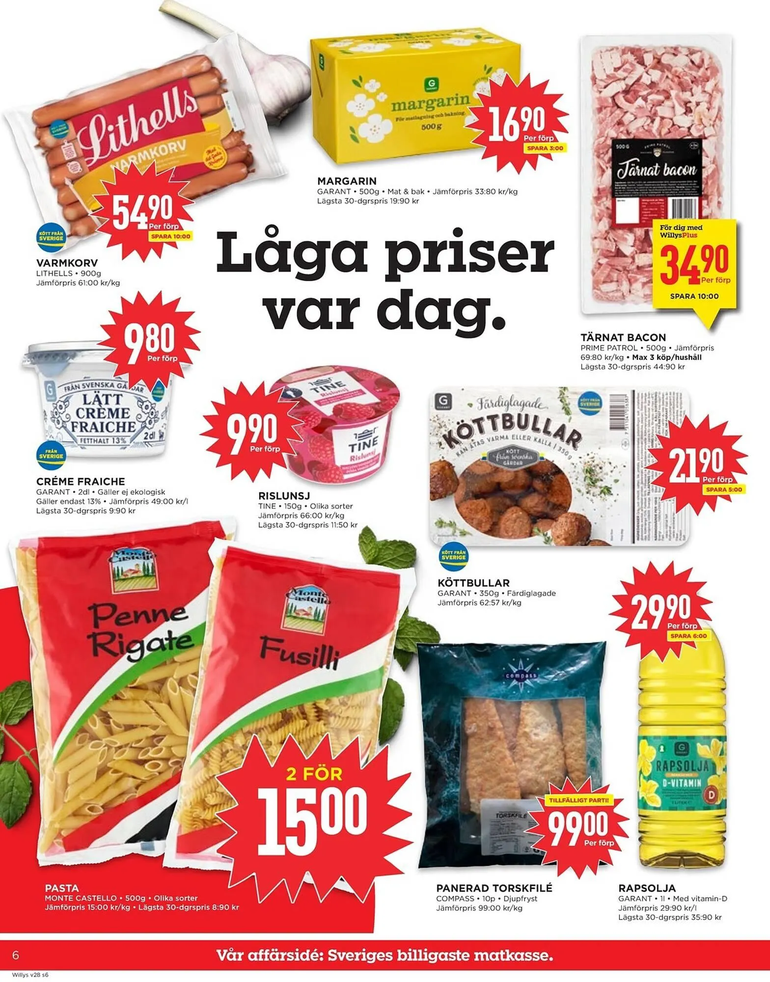 Willys reklamblad från 7 juli till 13 juli 2025 - Reklamblad sidor 6