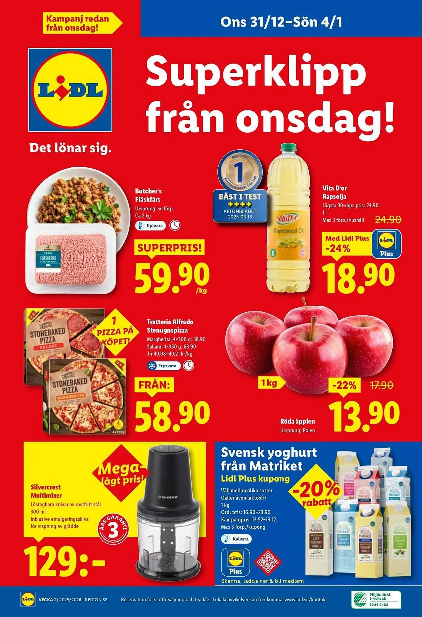 Lidl reklamblad från 29 december till 4 januari 2026 - Reklamblad sidor 28