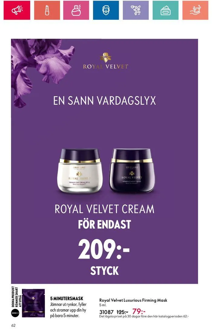 Oriflame reklamblad från 20 juni till 4 juli 2024 - Reklamblad sidor 62