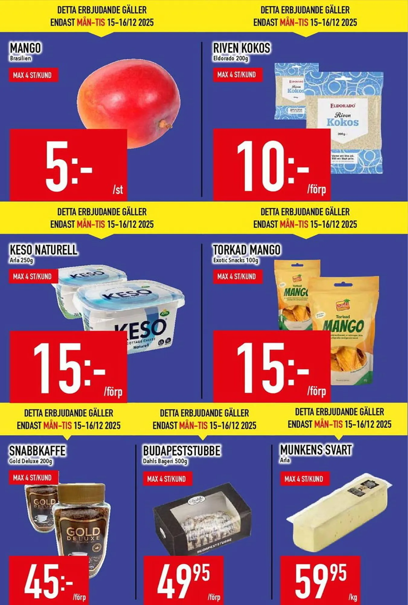 Matdax reklamblad från 15 december till 21 december 2025 - Reklamblad sidor 2