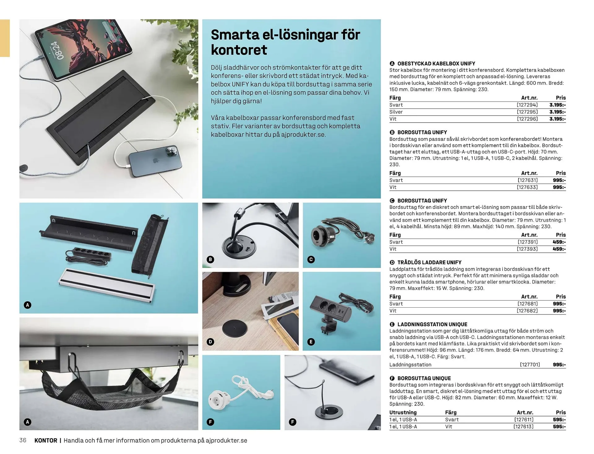 AJ Produkter reklamblad från 1 januari till 31 december 2025 - Reklamblad sidor 36