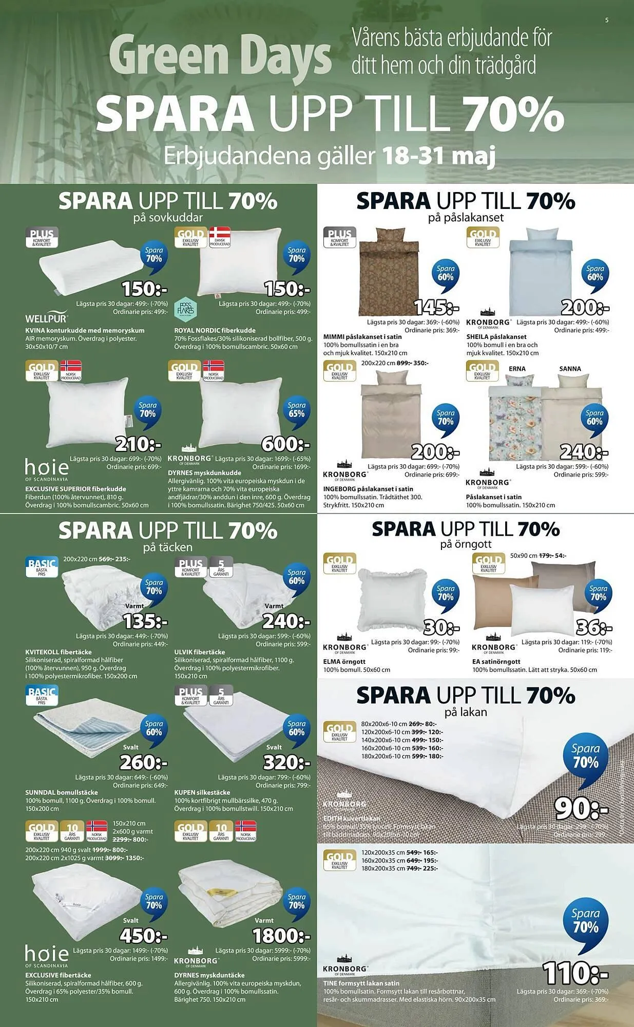 JYSK reklamblad från 18 maj till 1 juni 2026 - Reklamblad sidor 5