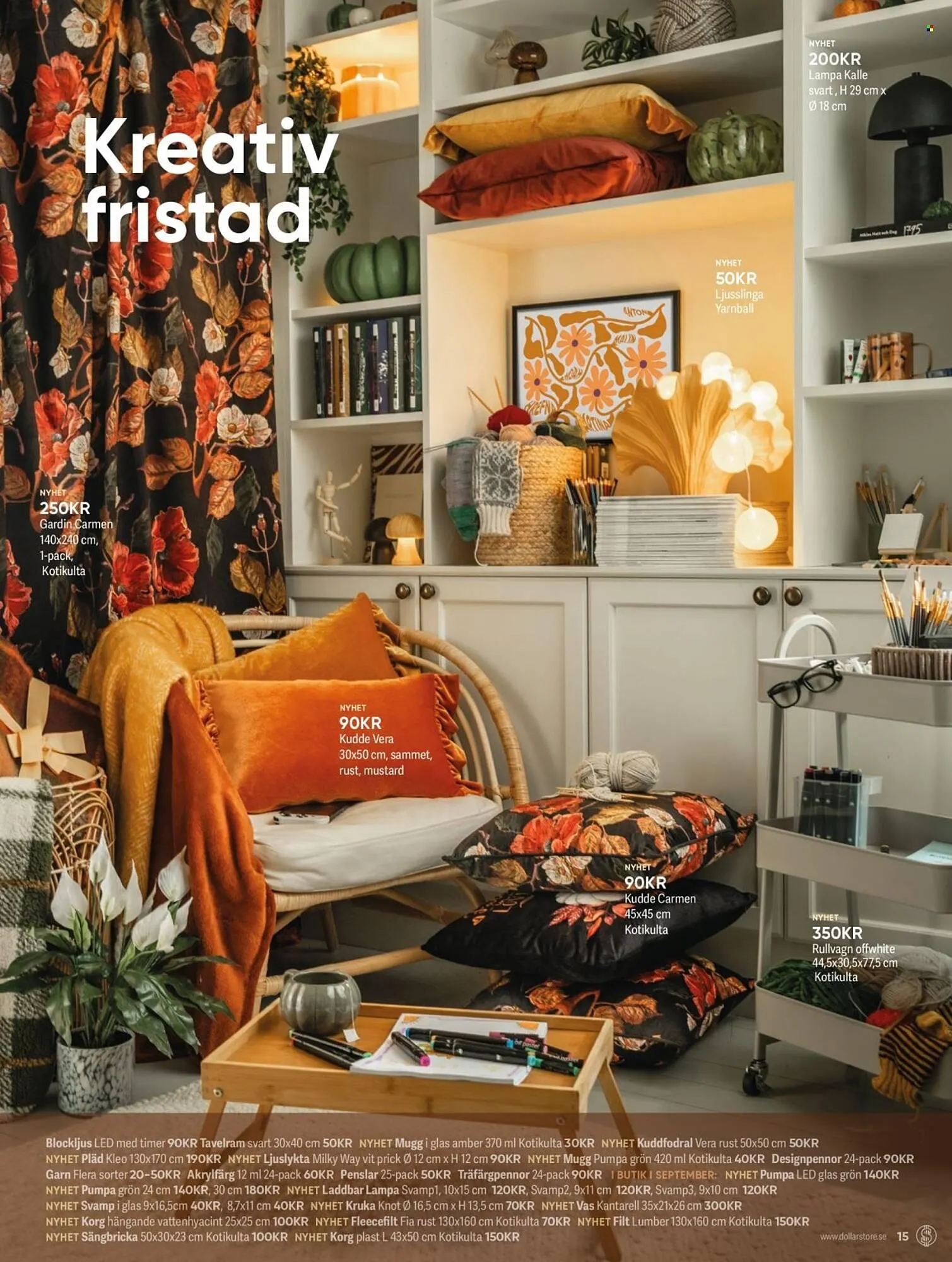 DollarStore annonsblad från 27 september till 5 oktober 2025 - Reklamblad sidor 15