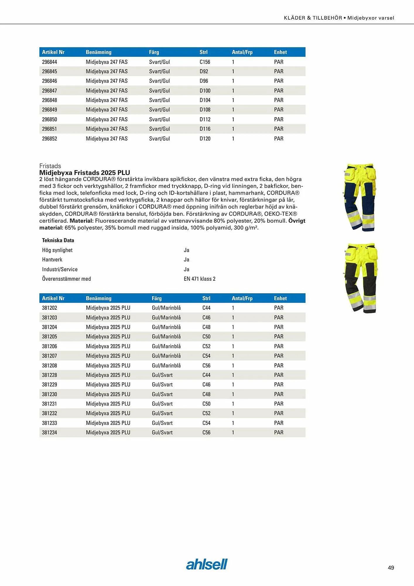Ahlsell reklamblad från 6 september till 4 november 2023 - Reklamblad sidor 63