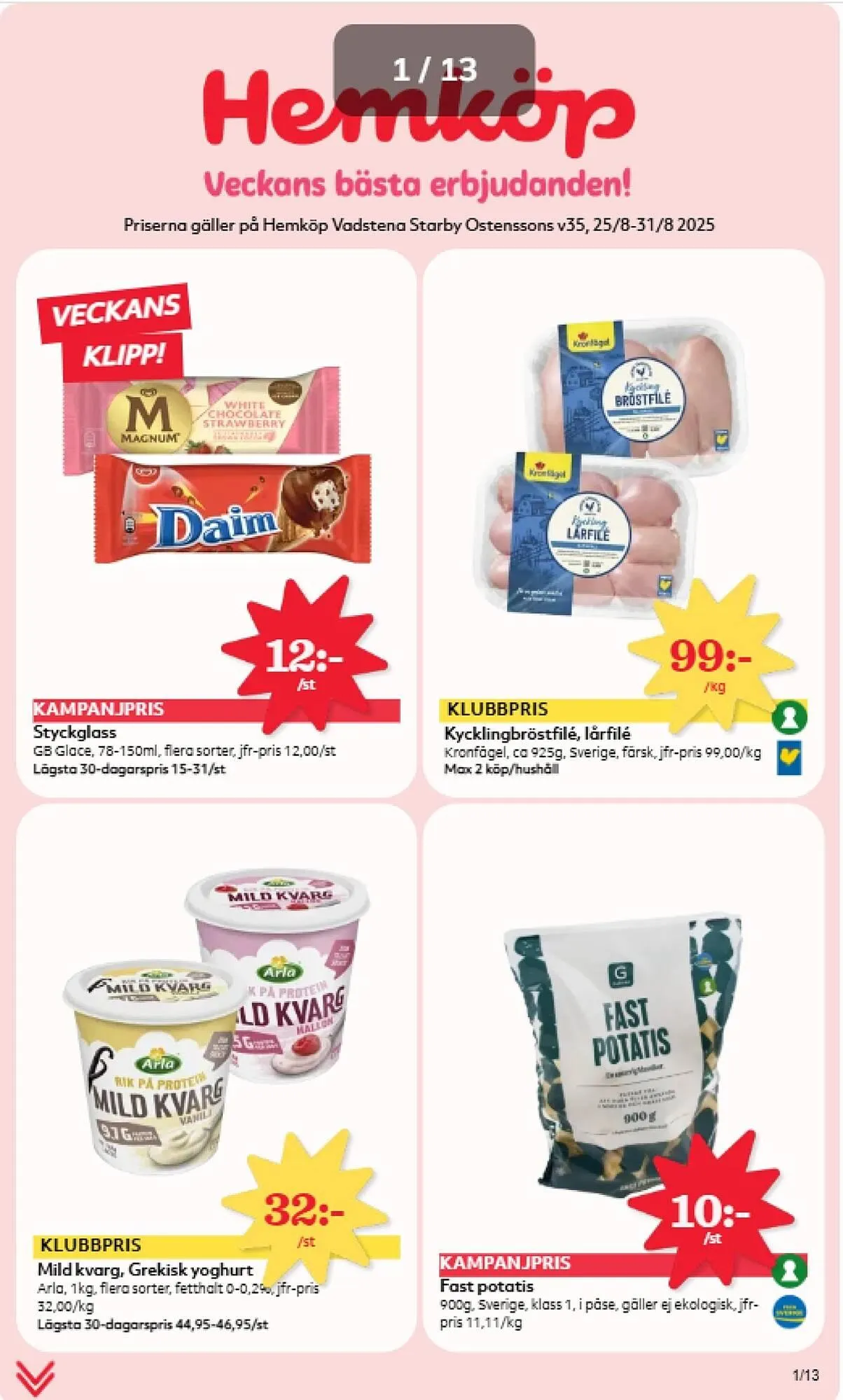 Östenssons reklamblad - 1