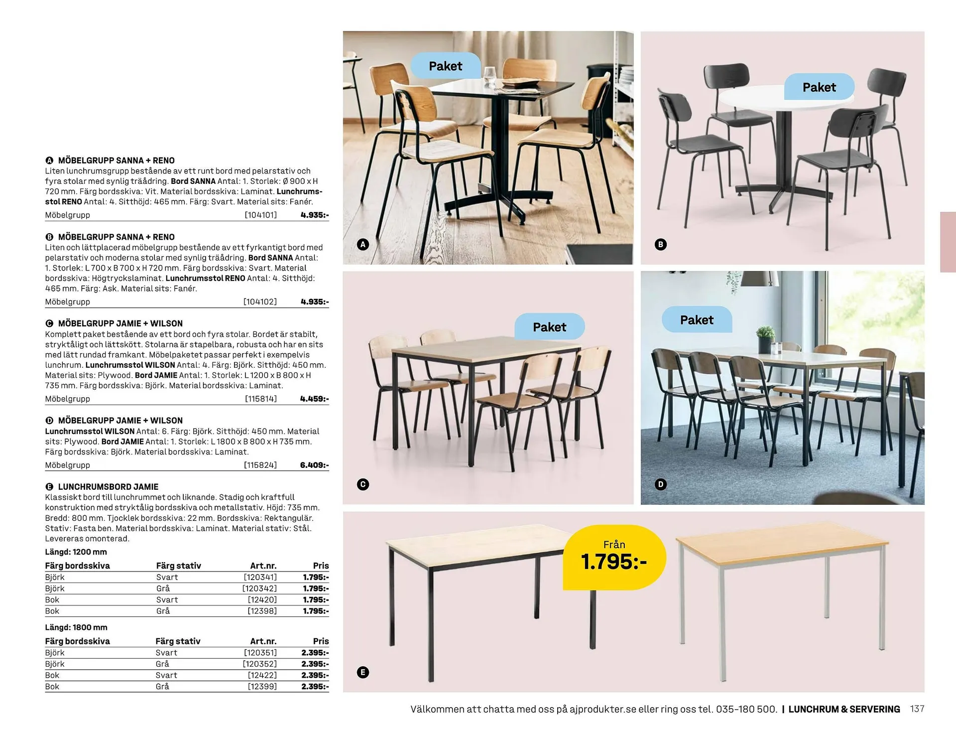 AJ Produkter reklamblad från 1 januari till 31 december 2025 - Reklamblad sidor 137