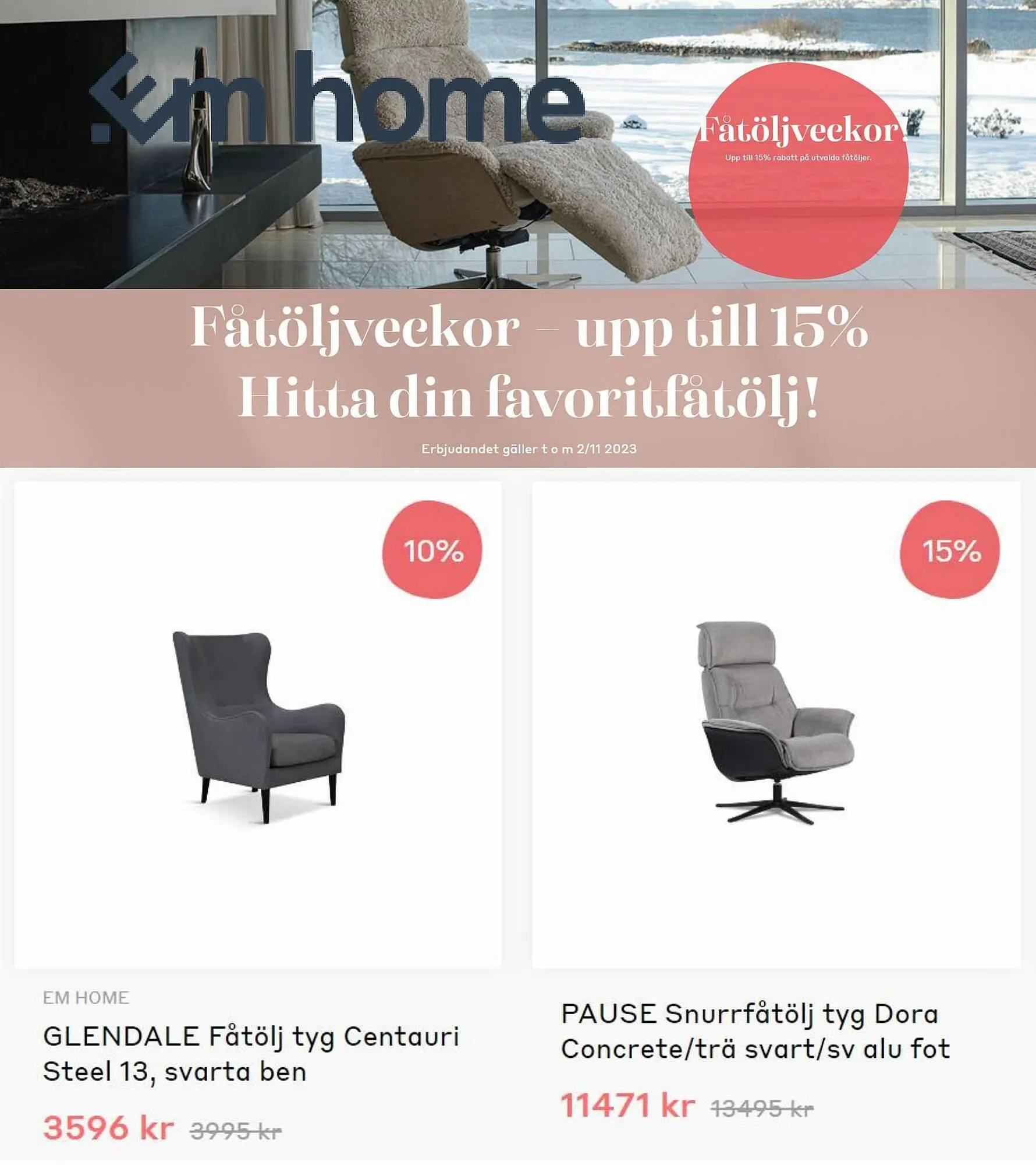 EM Home reklamblad från 3 oktober till 2 november 2023 - Reklamblad sidor 9