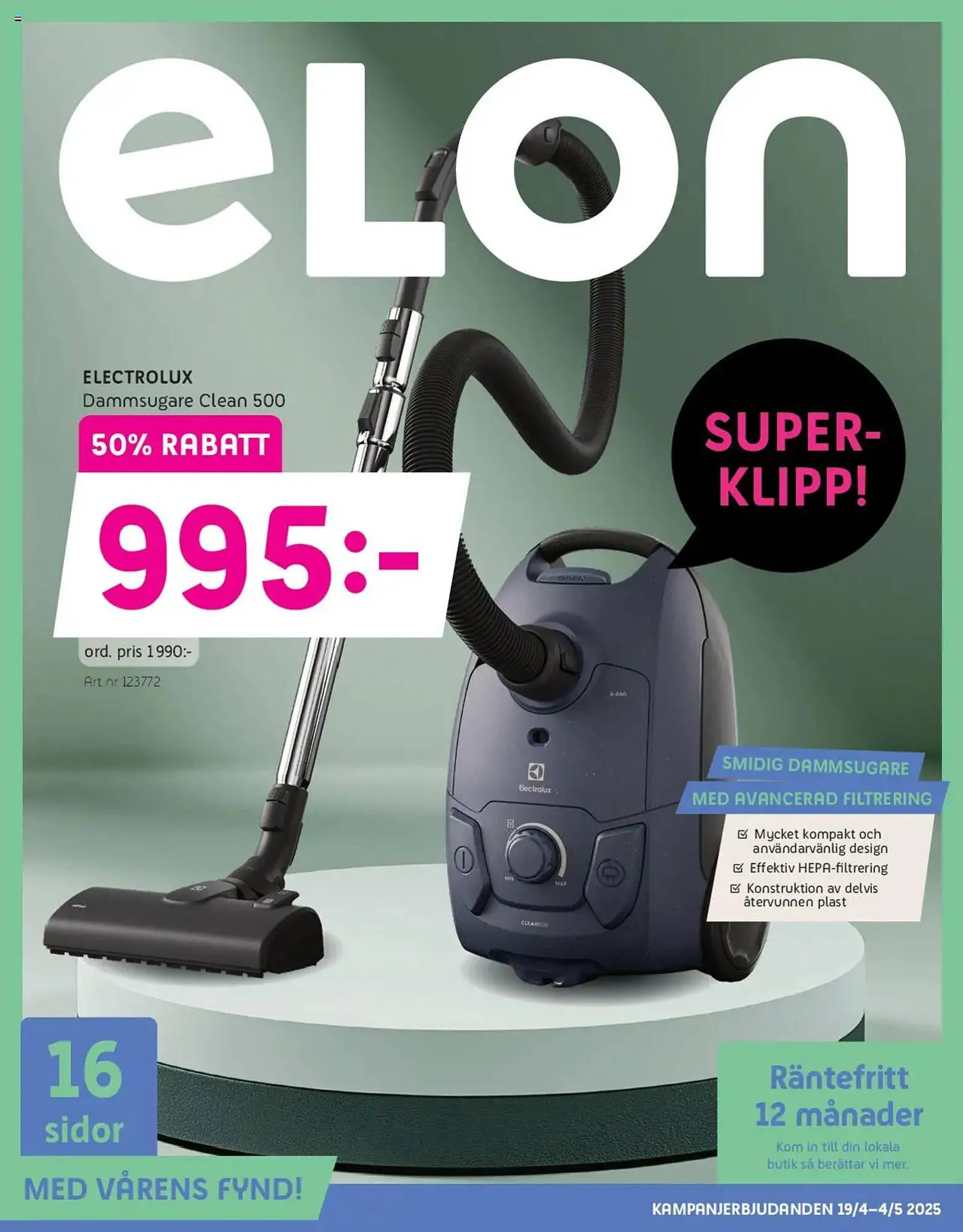 Elon reklamblad - 1