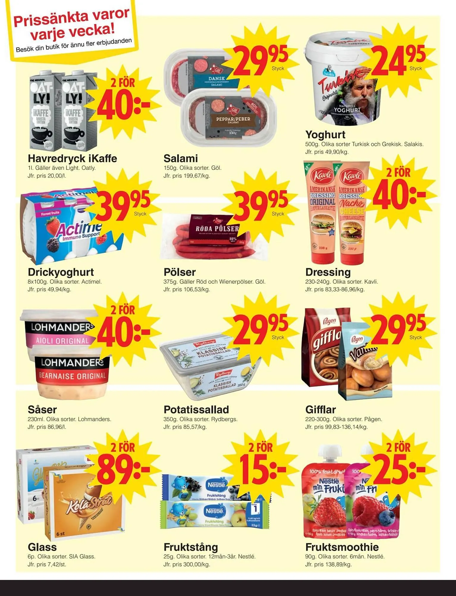 Matöppet reklamblad från 14 juli till 20 juli 2025 - Reklamblad sidor 3