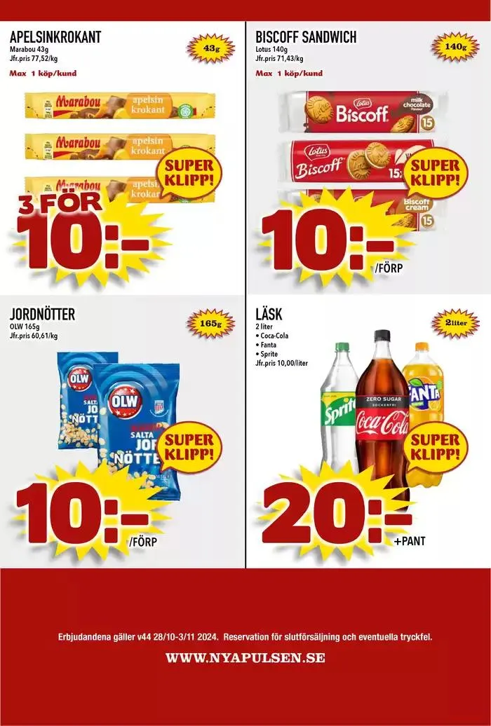Upptäck attraktiva erbjudanden från 28 oktober till 11 november 2024 - Reklamblad sidor 8