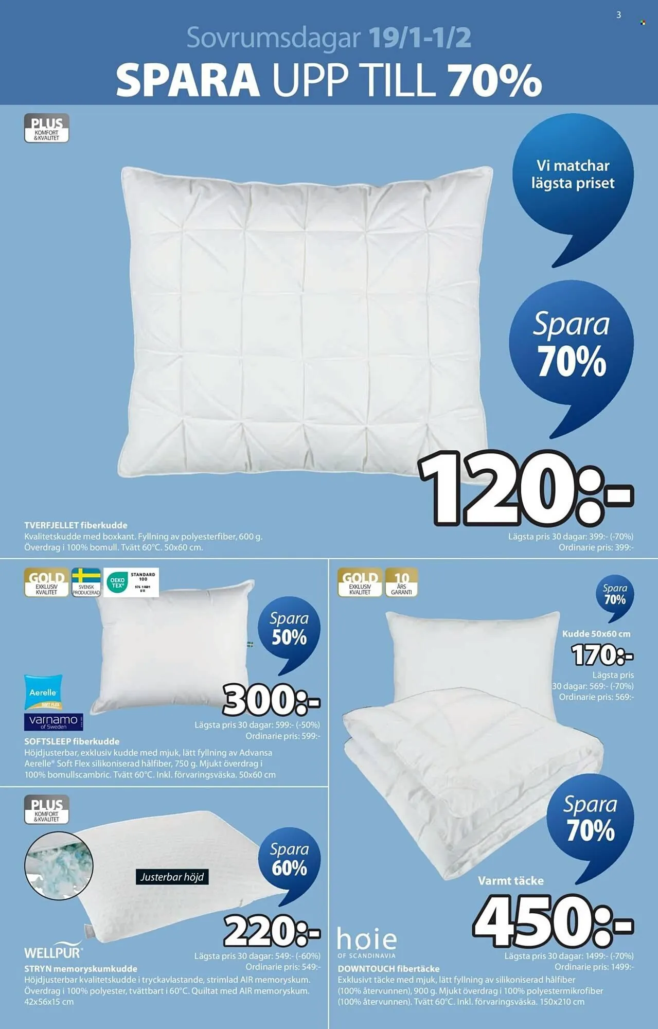 JYSK reklamblad från 19 januari till 1 februari 2026 - Reklamblad sidor 3