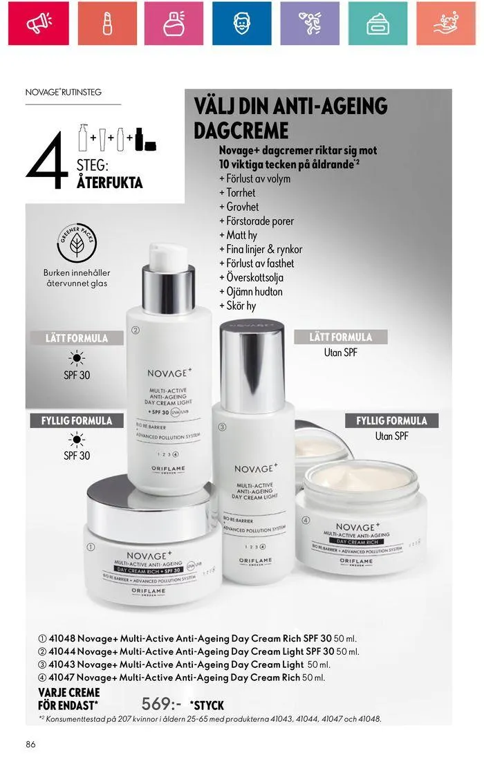 Oriflame reklamblad från 20 juni till 4 juli 2024 - Reklamblad sidor 86